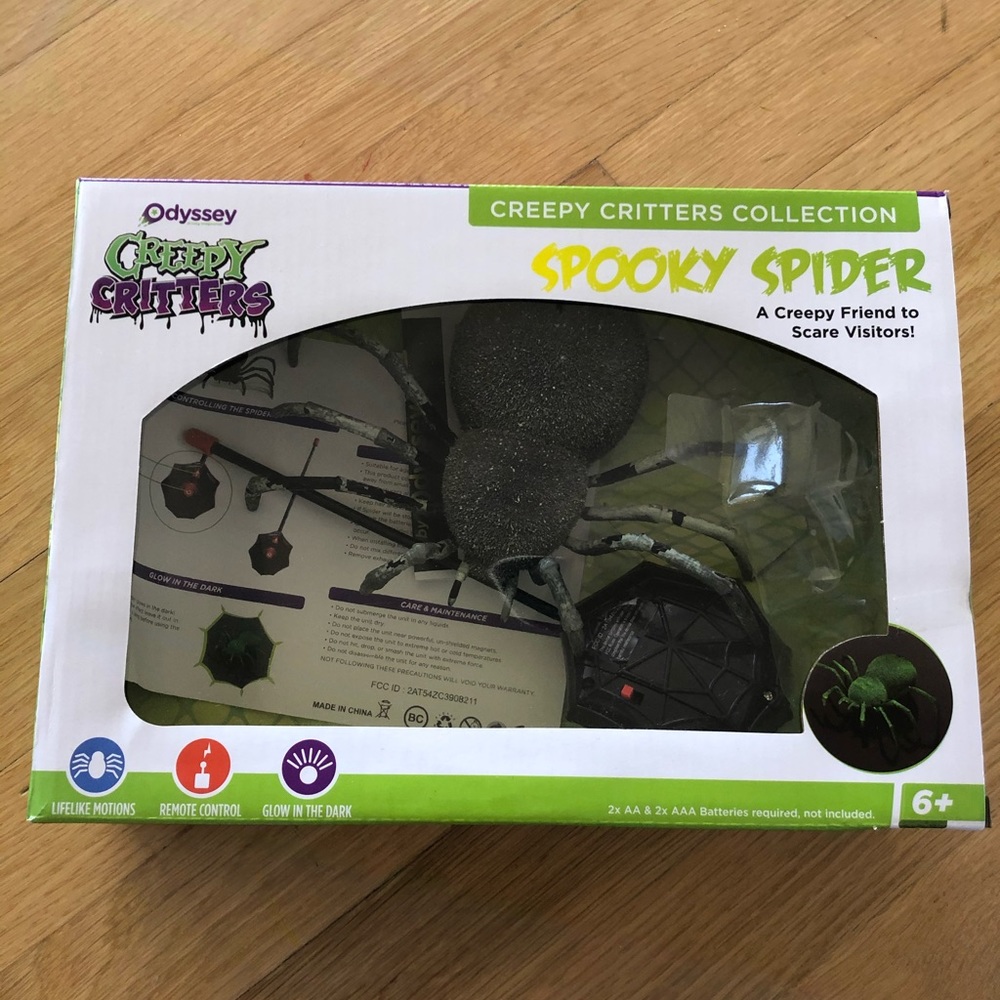 Halloween spooky spider